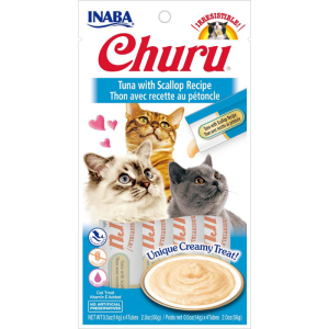 צ’ורו Churu חטיף רטוב לחתולים בטעם טונה וסקלופ