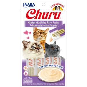 צ’ורו Churu חטיף רטוב לחתולים בטעם עוף ושריפס