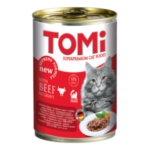 טומי TOMi מזון רטוב לחתולים בטעם בשר ברוטב 400 גרם