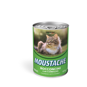 מוסטש Moustache מזון רטוב לחתולים בטעם ארנבת 400 גרם