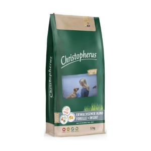 כריסטופרוס Christopherus מזון יבש לכלבים בטעם פורל וחרקים היפואלרגני