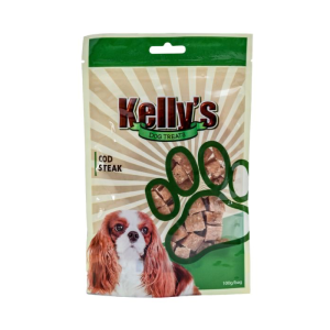 קליס Kelly’s חטיפי אילוף לכלבים קוביות בטעם דג קוד