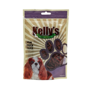 קליס Kelly’s חטיפי אילוף לכלבים בטעם מיני רצועות ברווז