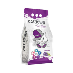 חול מתגבש לחתולים קט טאון CAT TOWN בריח לוונדר 10 ליטר