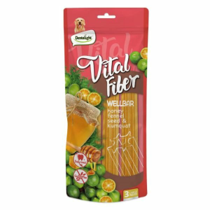 ויטל פייבר דבש Vital Fiber חטיף טבעוני לכלב 250 גרם