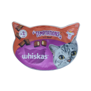ויסקס טמפטיישן Whiskas Temptations בטעם בקר